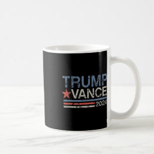 Trump Vance 2024 Retro Stripe Trump Jd Vance Koffiemok