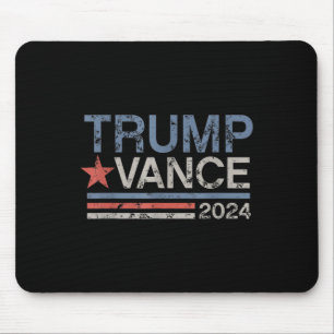 Trump Vance 2024 Retro Stripe Trump Jd Vance Muismat