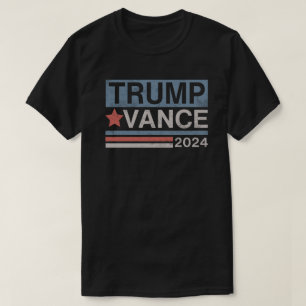 Trump Vance 2024 Retro Stripe Trump T-shirt