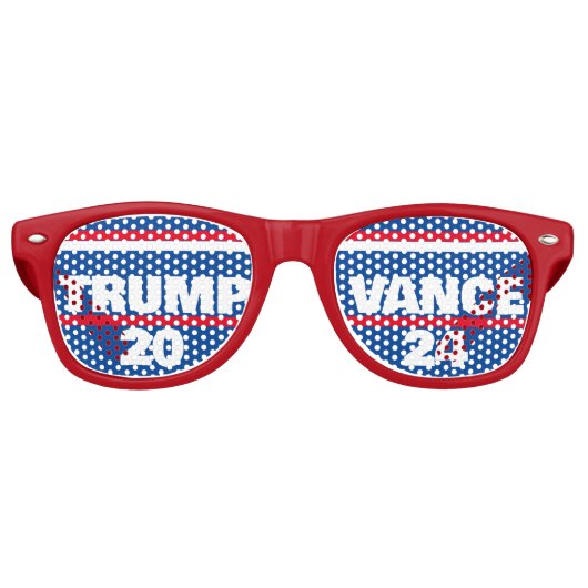TRUMP VANCE 2024 RETRO ZONNEBRIL (Voorkant)