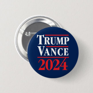 Trump Vance 2024 Ronde Button 5,7 Cm