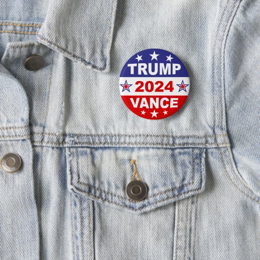 TRUMP VANCE 2024 RONDE BUTTON 5,7 CM (In situ)