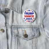 Trump Vance 2024 Ronde Button 5,7 Cm (In situ)