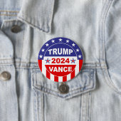 TRUMP VANCE 2024 RONDE BUTTON 7,6 CM (In situ)