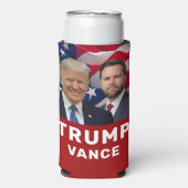 Trump Vance 2024 Seltzer Blikjeskoeler (Seltzer Voorkant)