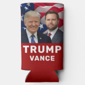 Trump Vance 2024 Seltzer Blikjeskoeler (Achterkant)