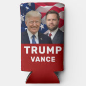 Trump Vance 2024 Seltzer Blikjeskoeler (Voorkant)