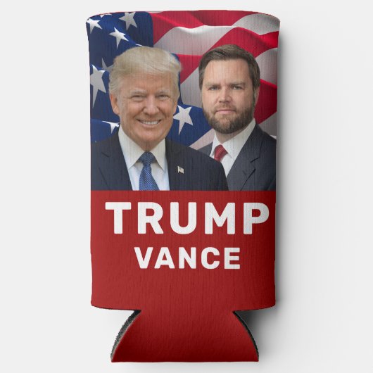 Trump Vance 2024 Seltzer Blikjeskoeler (Voorkant)
