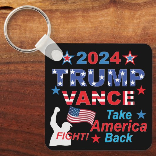 TRUMP VANCE 2024 SLEUTELHANGER (Voorkant)
