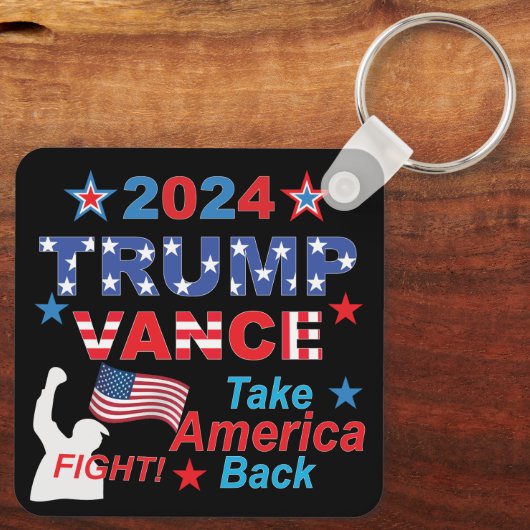 TRUMP VANCE 2024 SLEUTELHANGER (Achterkant)