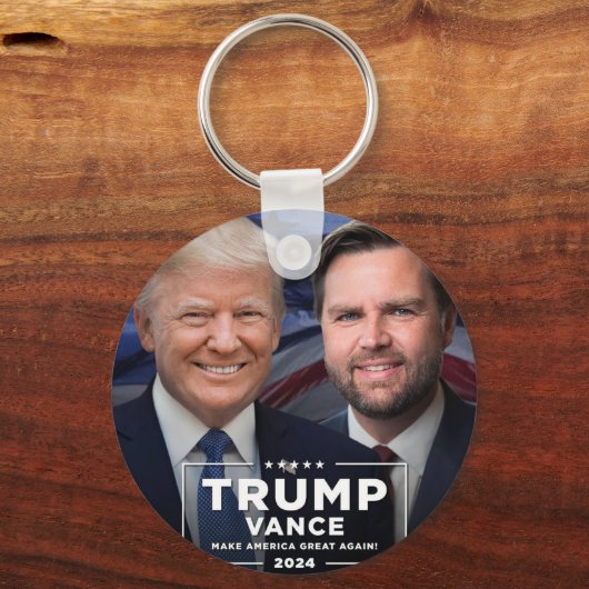 Trump/Vance 2024 Sleutelhanger (Achterkant)