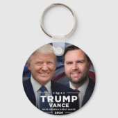 Trump/Vance 2024 Sleutelhanger (Achterkant)