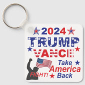 TRUMP VANCE 2024 SLEUTELHANGER (Voorkant)