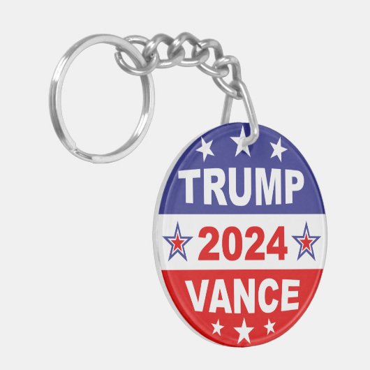 TRUMP VANCE 2024 SLEUTELHANGER (Voorkant Links)