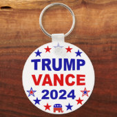 Trump Vance 2024 Sleutelhanger (Achterkant)