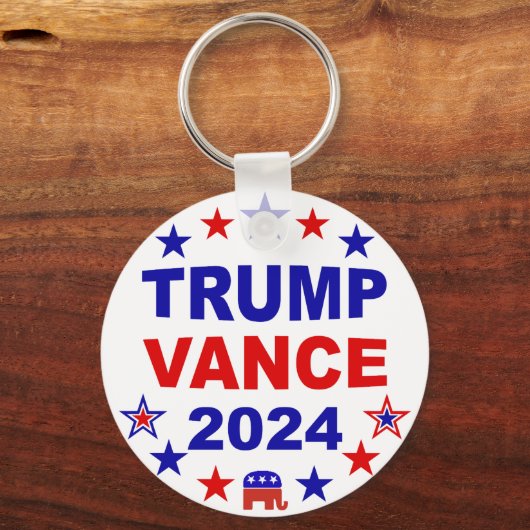 Trump Vance 2024 Sleutelhanger (Achterkant)
