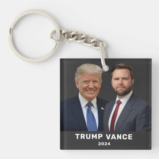 Trump Vance 2024 Sleutelhanger (voorkant)