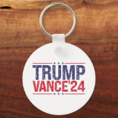 Trump Vance 2024 Sleutelhanger (Voorkant)