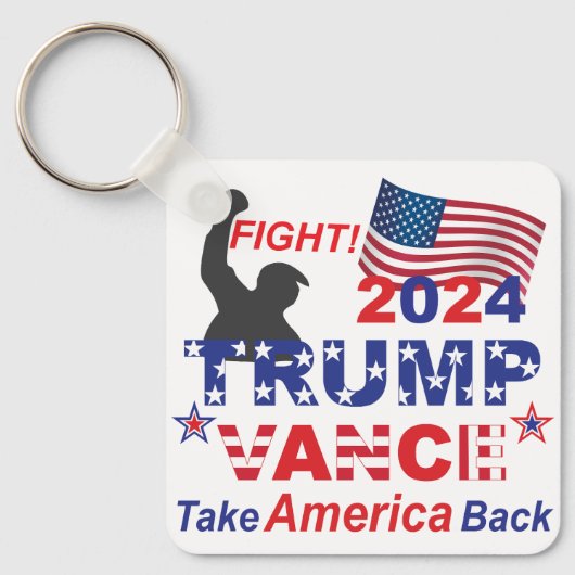 TRUMP VANCE 2024 SLEUTELHANGER (Voorkant)