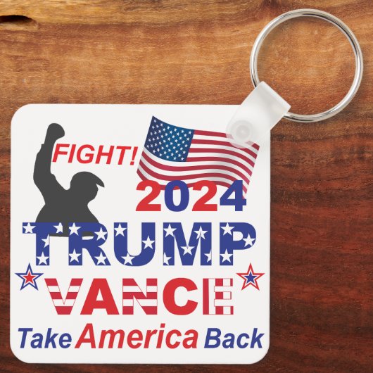 TRUMP VANCE 2024 SLEUTELHANGER (Achterkant)