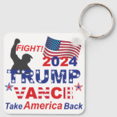 TRUMP VANCE 2024 SLEUTELHANGER (Achterkant)