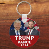 Trump Vance 2024 Sleutelhanger (Achterkant)