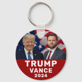 Trump Vance 2024 Sleutelhanger (Achterkant)