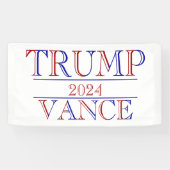 Trump Vance 2024 Spandoek (Horizontaal)