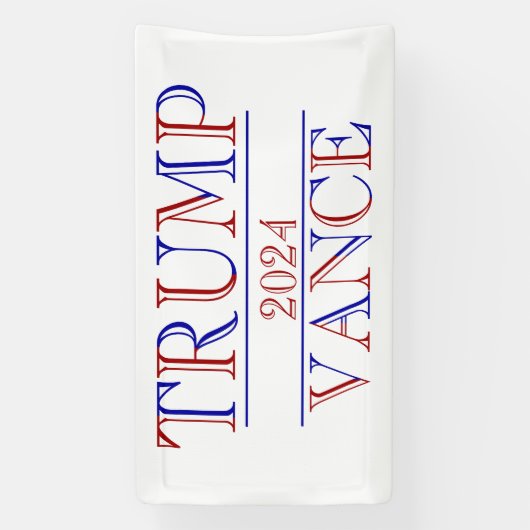 Trump Vance 2024 Spandoek (Verticaal)