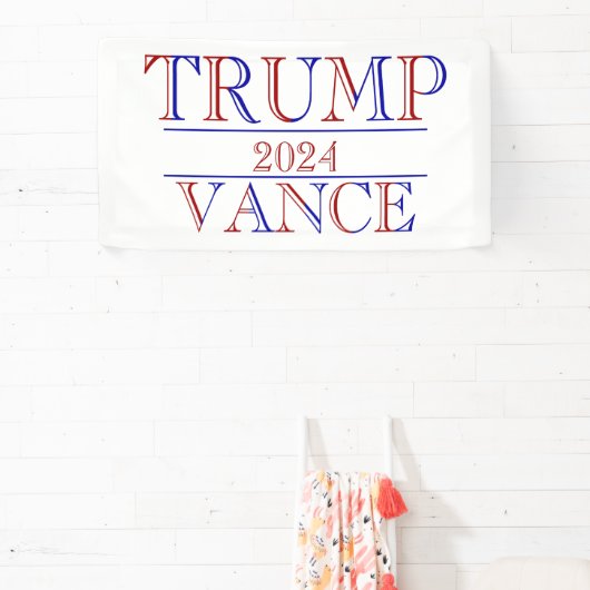 Trump Vance 2024 Spandoek (Insitu)