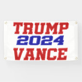 Trump Vance 2024 Spandoek (Horizontaal)