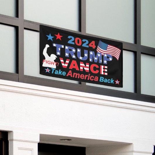 TRUMP VANCE 2024 SPANDOEK (Buitenkant Gebouw)