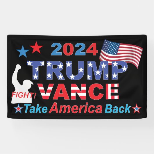 TRUMP VANCE 2024 SPANDOEK (Horizontaal)