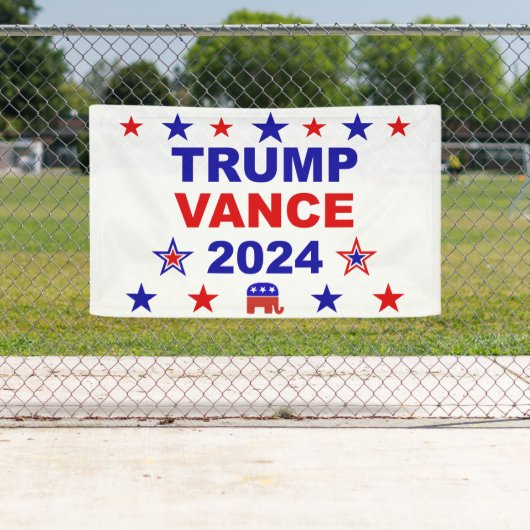 Trump Vance 2024 Spandoek (Insitu)