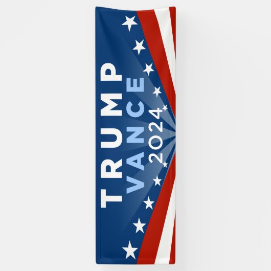 Trump Vance 2024 Spandoek (Verticaal)