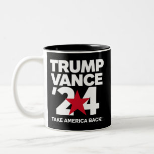 Trump Vance 2024 Stem Trump 2024 Verkiezing Tweekleurige Koffiemok