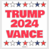 Trump Vance 2024 Sticker (Vel)