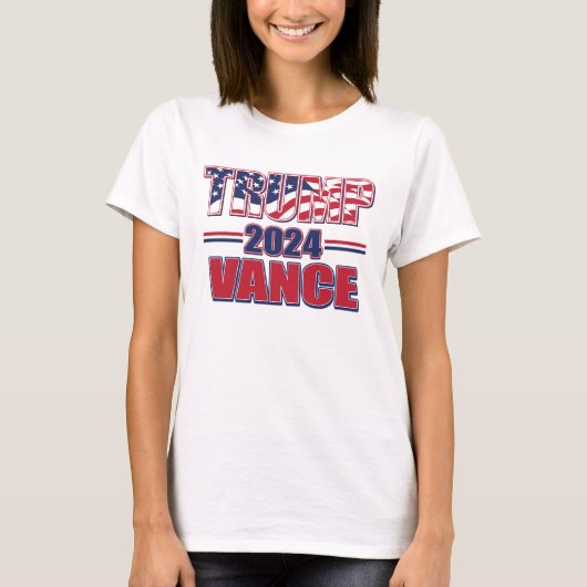 Trump Vance 2024 T-shirt (Voorkant)