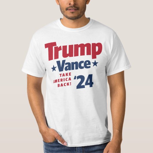Trump Vance 2024 T-shirt (Voorkant)