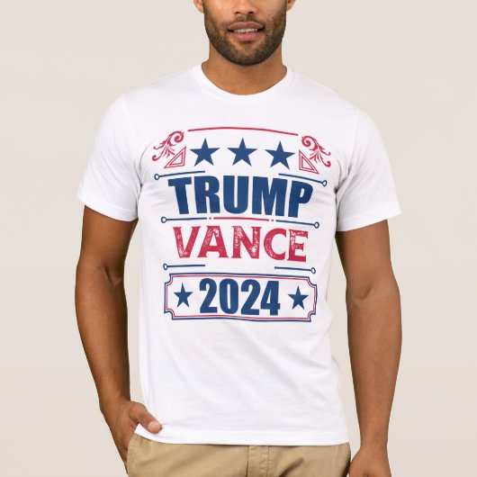 Trump Vance 2024 T-shirt (Voorkant)