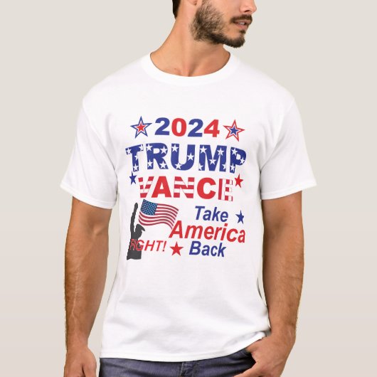 TRUMP VANCE 2024 T-SHIRT (Voorkant)
