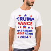 Trump Vance 2024 T-shirt (Voorkant)