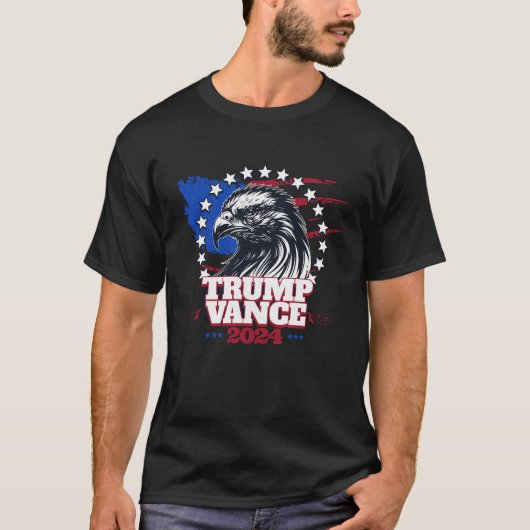 Trump Vance 2024 T-shirt (Voorkant)