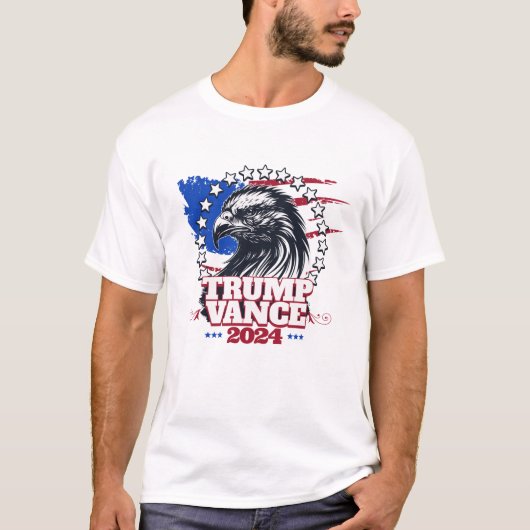 Trump Vance 2024 T-shirt (Voorkant)
