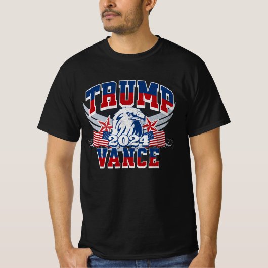 Trump Vance 2024 T-shirt (Voorkant)