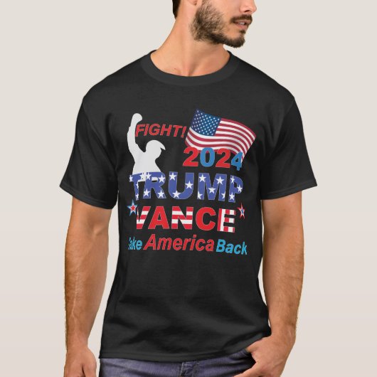 TRUMP VANCE 2024 T-SHIRT (Voorkant)