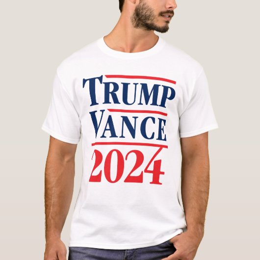 Trump Vance 2024 T-shirt (Voorkant)