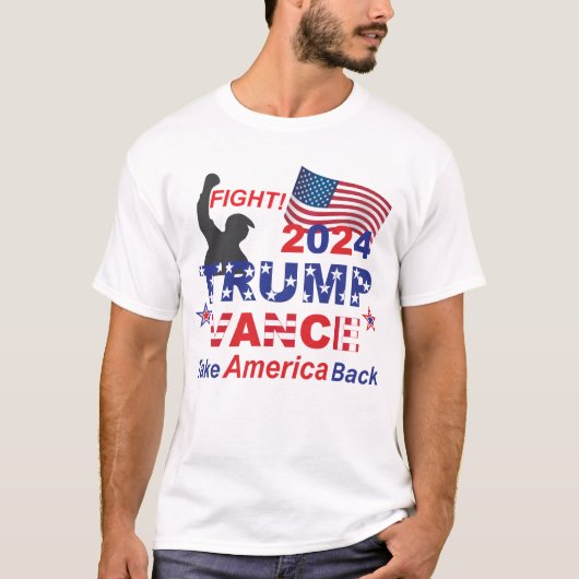 TRUMP VANCE 2024 T-SHIRT (Voorkant)