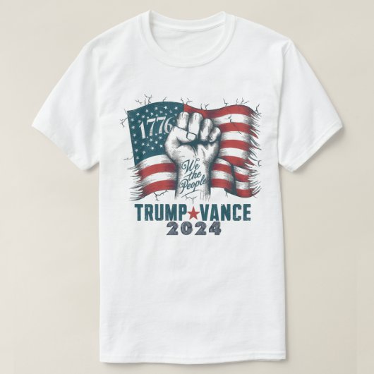Trump Vance 2024 T-shirt (Design voorkant)