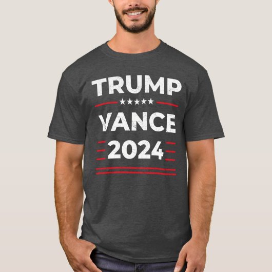 Trump Vance 2024 T-shirt (Voorkant)